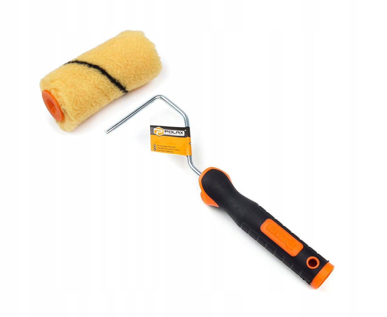 Wałek malarski PREMIUM (zapas) Orange 10cm 30mm + Rączka do wałka 6x100mm