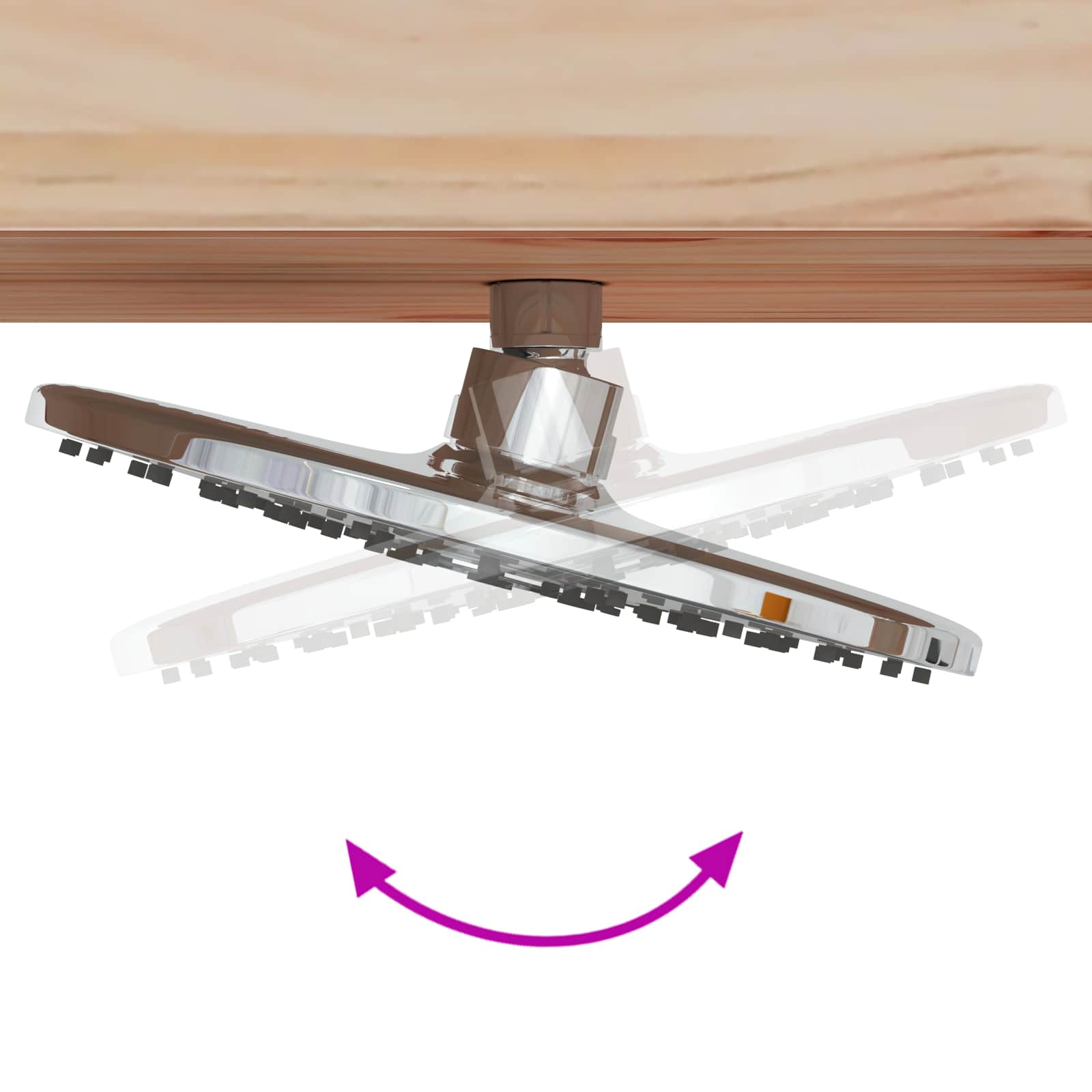 vidaXL Douche d'extérieur 226 cm Naturel - 8