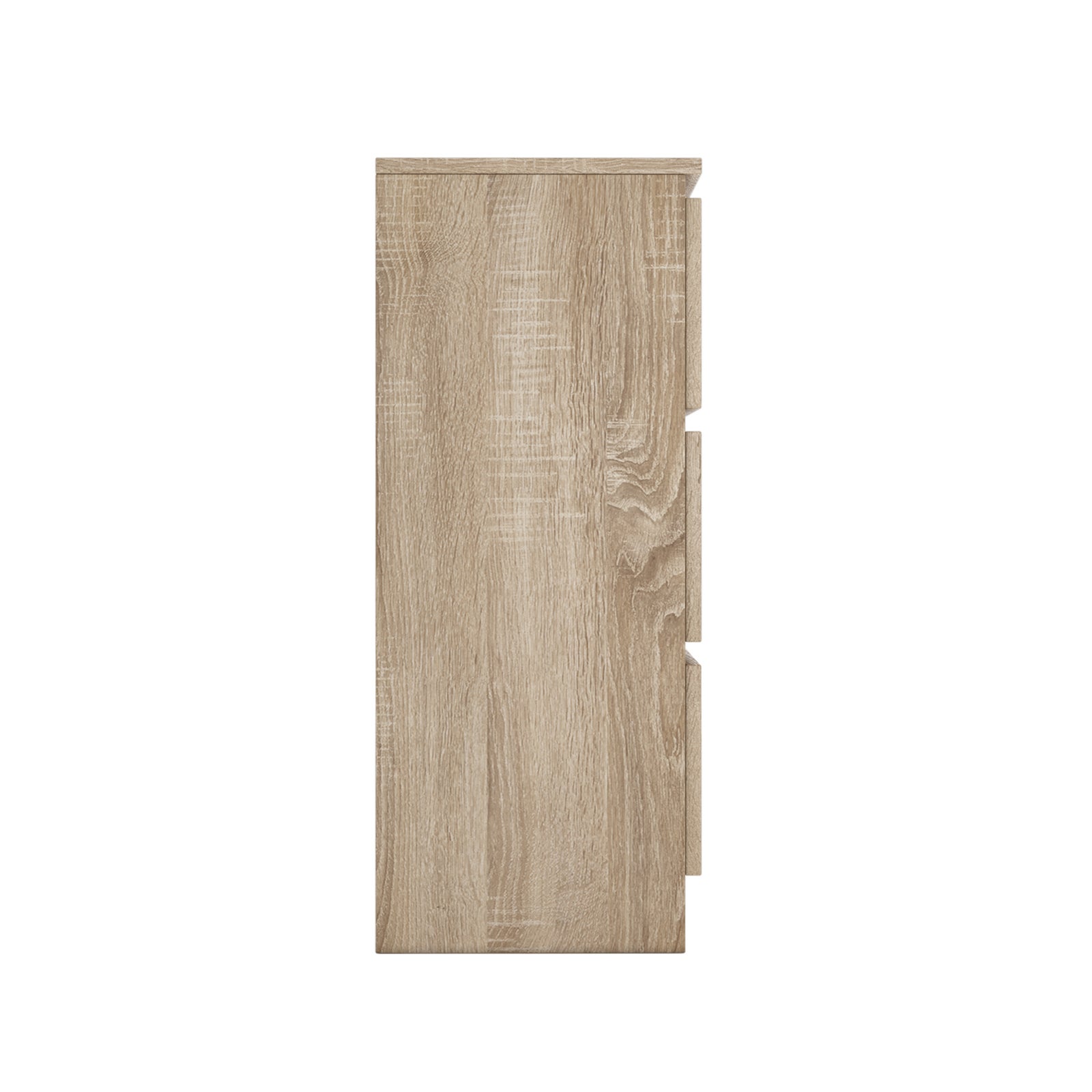 MILAN - Commode contemporaine chambre/salon/bureau 30x120x77 cm - 6 tiroirs - Meuble de rangementent - Chiffonier - Sonoma - 3