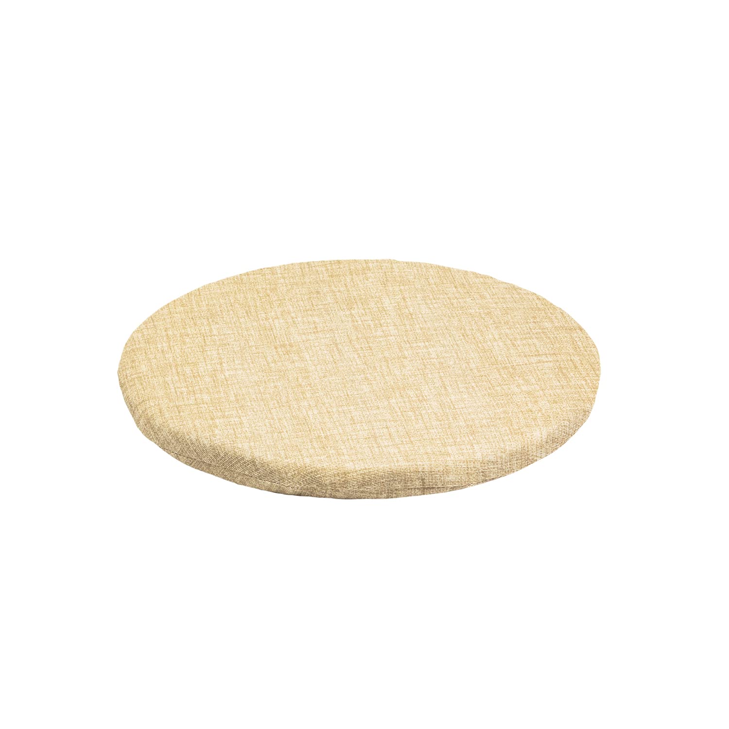 TIENDA EURASIA - Pack de 4 Cojines Redondos, Exterior e Interior, Funda Lavable, ø40x3 cm, Beige - 3