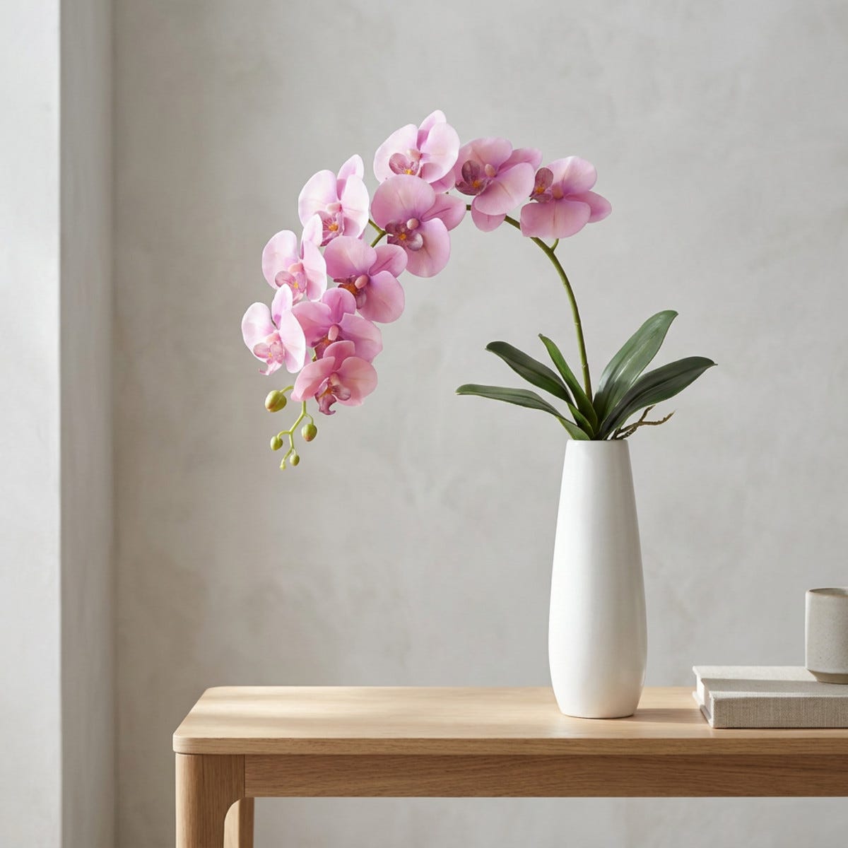 Ordhdee Orchidée Phalaenopsis artificielle 8 fleurs | Leroy Merlin