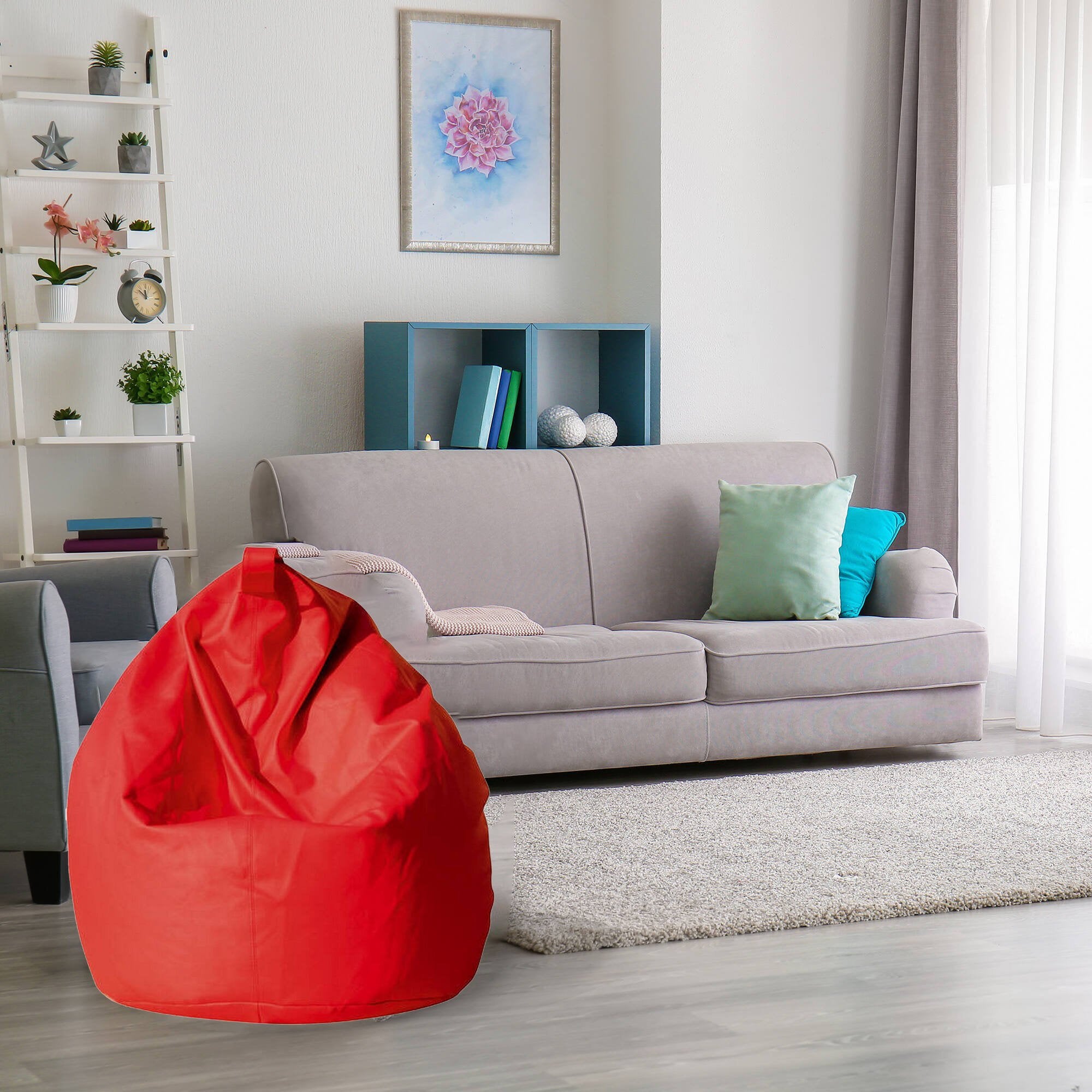 Divano Pouf Contenitore Rosso Ikea Pouf Abisso, Poltrona Multiuso