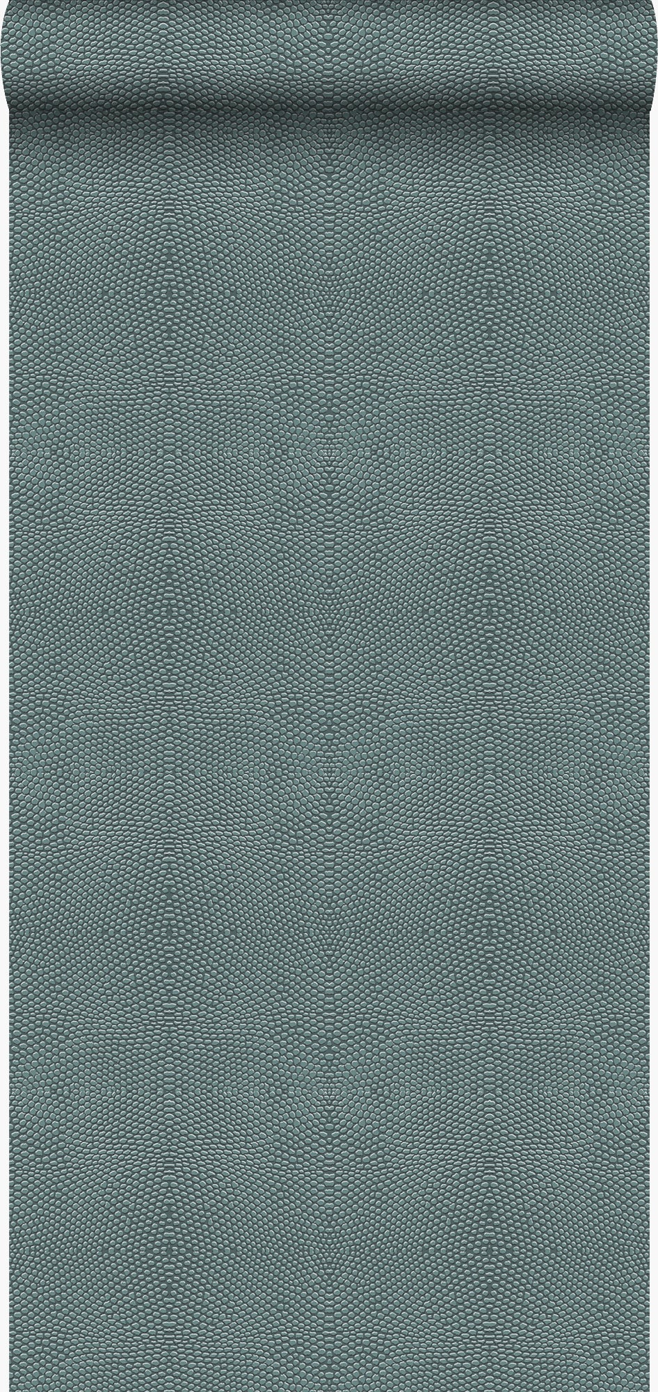 Papel pintado piel de animal azul petroleo - 53 cm x 10,05 m - origin wallcoverings