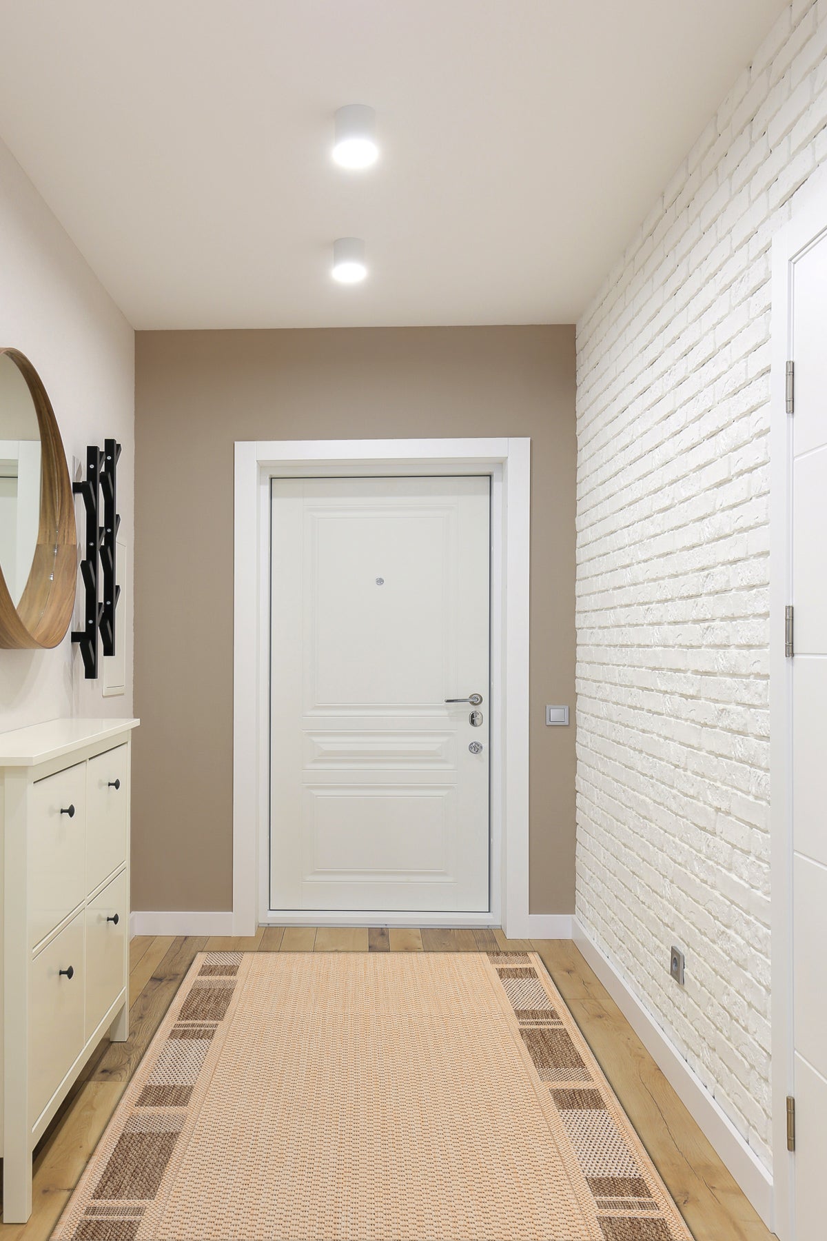 CHODNIK SIZAL FLOORLUX wzór 20195 mais / coffee 100 cm 100x690 cm - 3