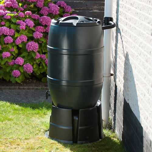 Récupérateur d'eau de pluie tonneau 120 ou 210 litres, Contenance 120 L, Socle Avec socle - 3