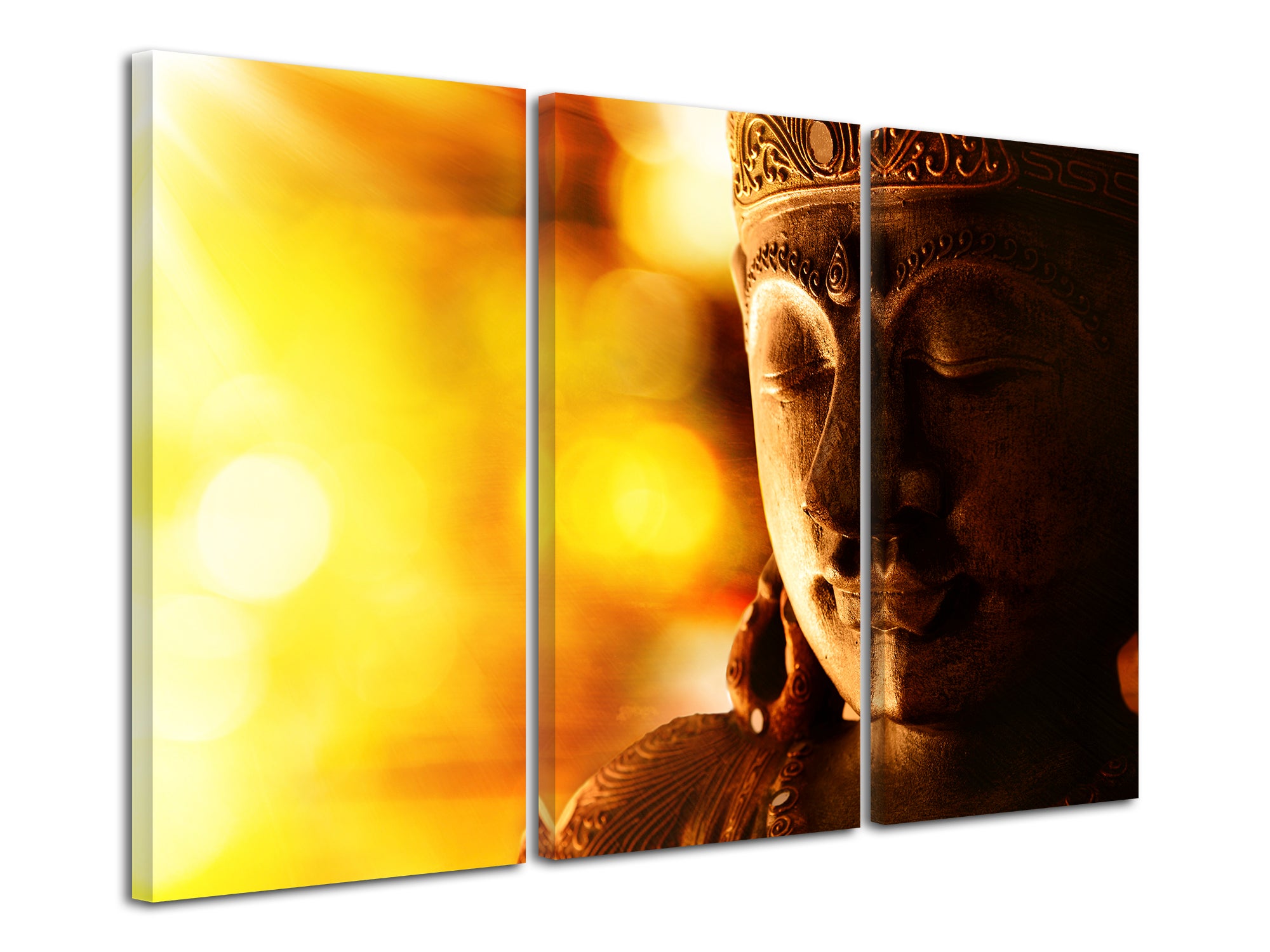 Tableau Toile 90x60cm – Décoration Zen Buddha – Relax Spa Détente ZN-02T