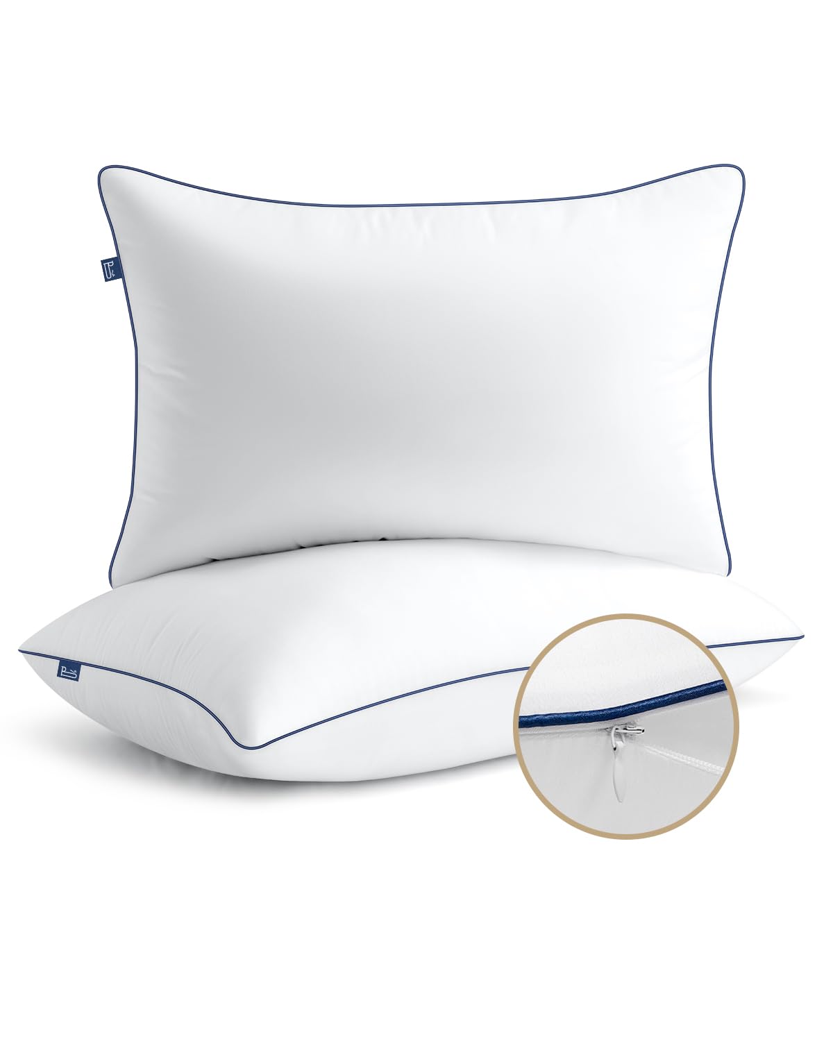 BedStory Cuscino 60 X 60 - Set Di 2, Antiacaro Anti-sudore