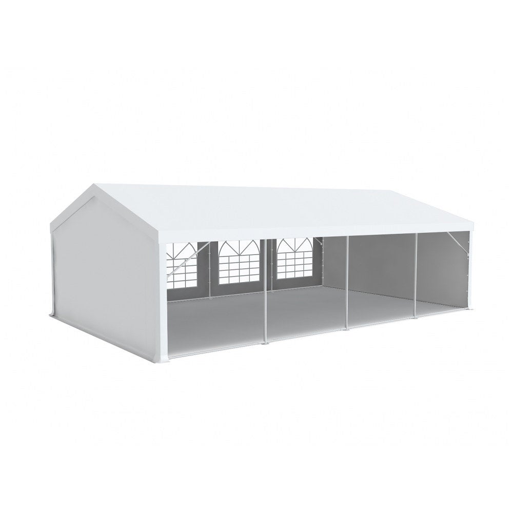 Tente de réception tonnelle en acier 50mm et bâches PVC 500g/m² œillets ...