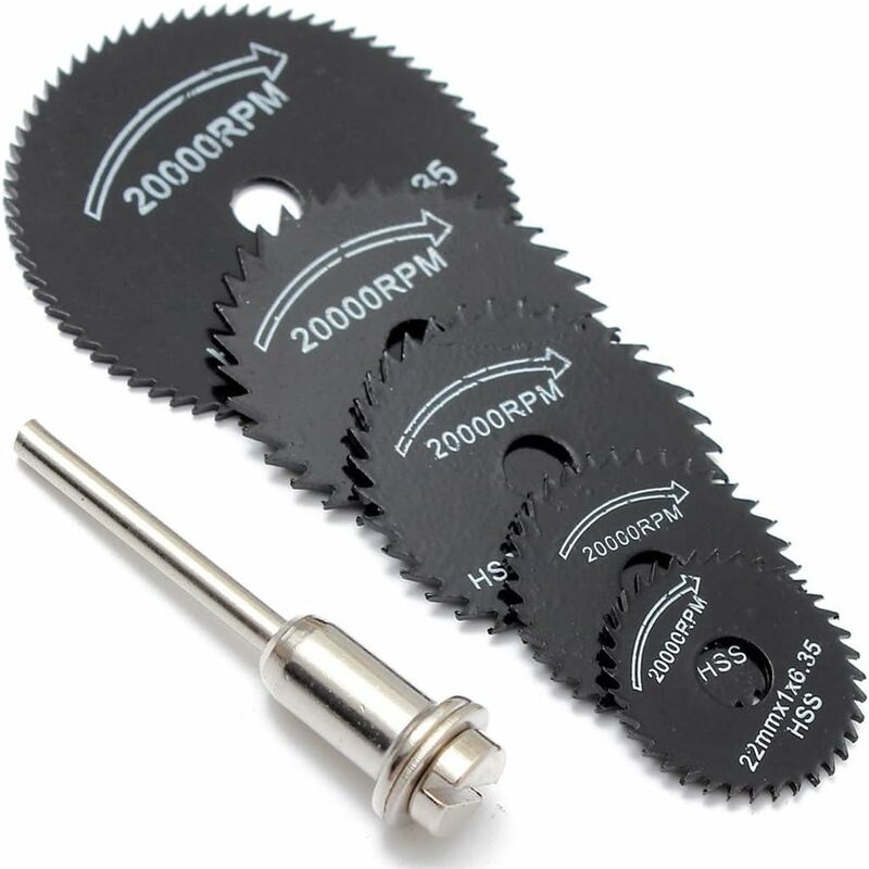 Lot De 8 Meules Cylindriques Pour Perceuse/outil Rotatif - Tige Hexagonale 1/4 Pouce, Diamètre 20 Mm, Alumine - Pour Meulage, Polissage, Affûtage - 12