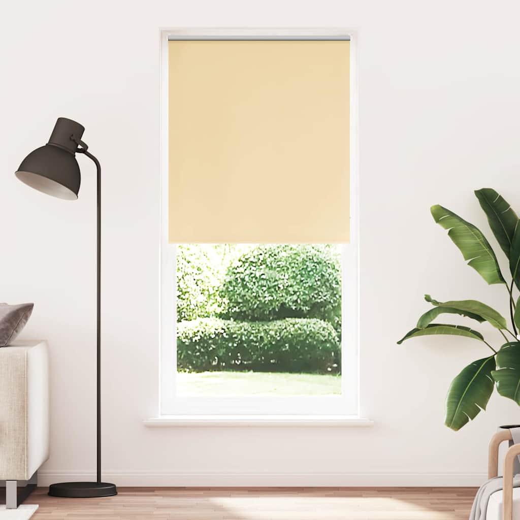 Roleta okienna zaciemniająca beżowa 80 x 230 cm