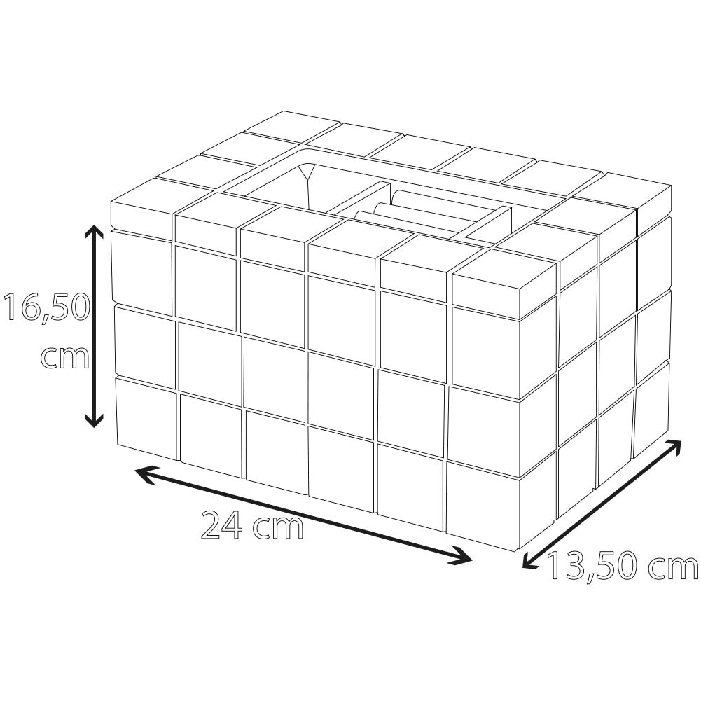 Portagioie A 2 Strati In Legno E Metallo, Con 6 Bracci E Cassetto. Grigio Meteo, Organizer Da Tavolo Per Collane, Bracciali, Orecchini, Anelli. - 3