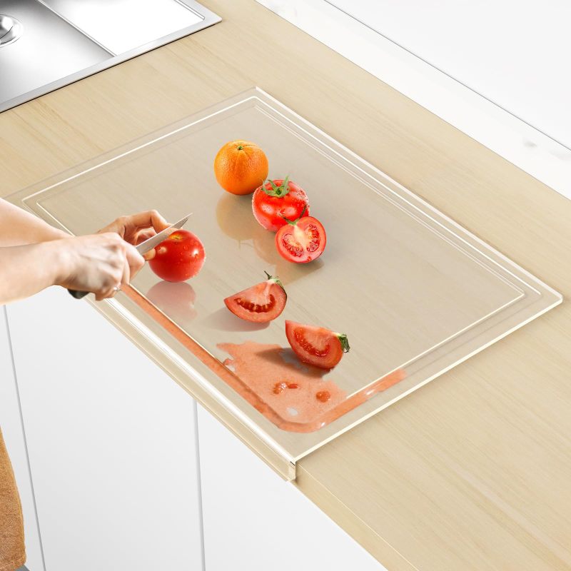 Gvblkq Planche à découper transparente | Planche De Découpe En Acrylique Claire,Tapis de Coupe Gvblkq Planche à découper transparente | Planche De Découpe En Acrylique Claire,Tapis de Coupe