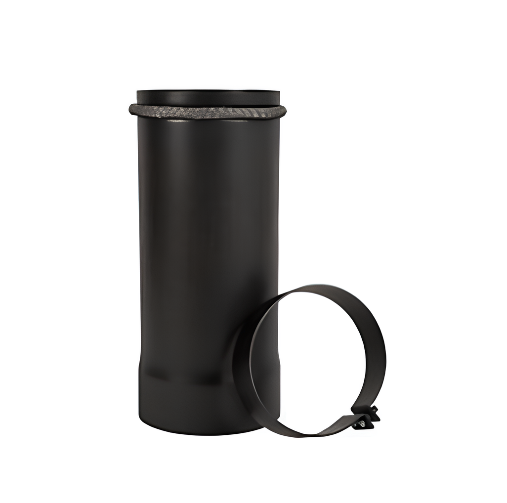 TELESCOPIC SMOKE TUBE BLACK -180 mm