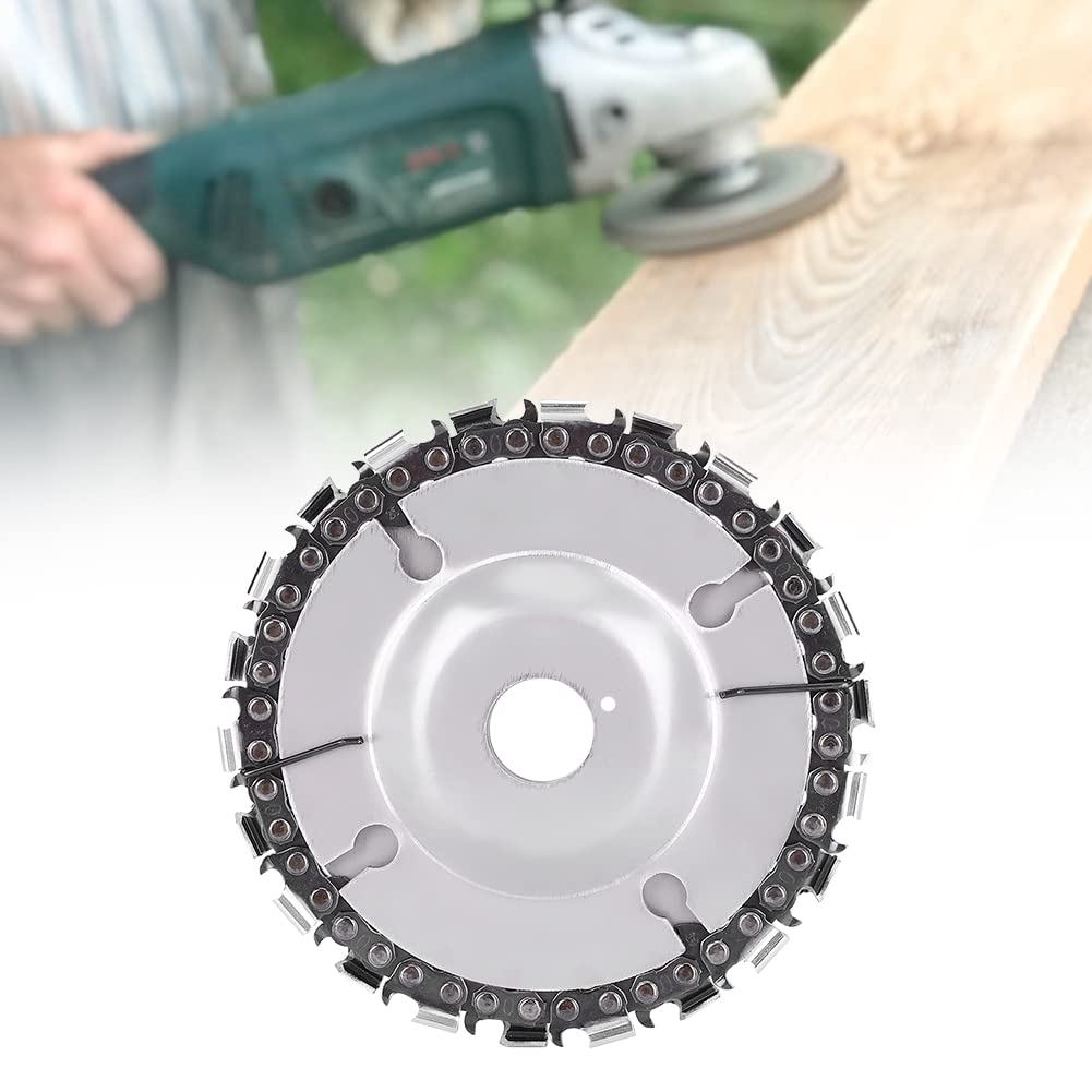 Lame de scie à chaîne pour meuleuse d'angle, disque à chaîne, accessoires de coupe pour le travail du bois - 4