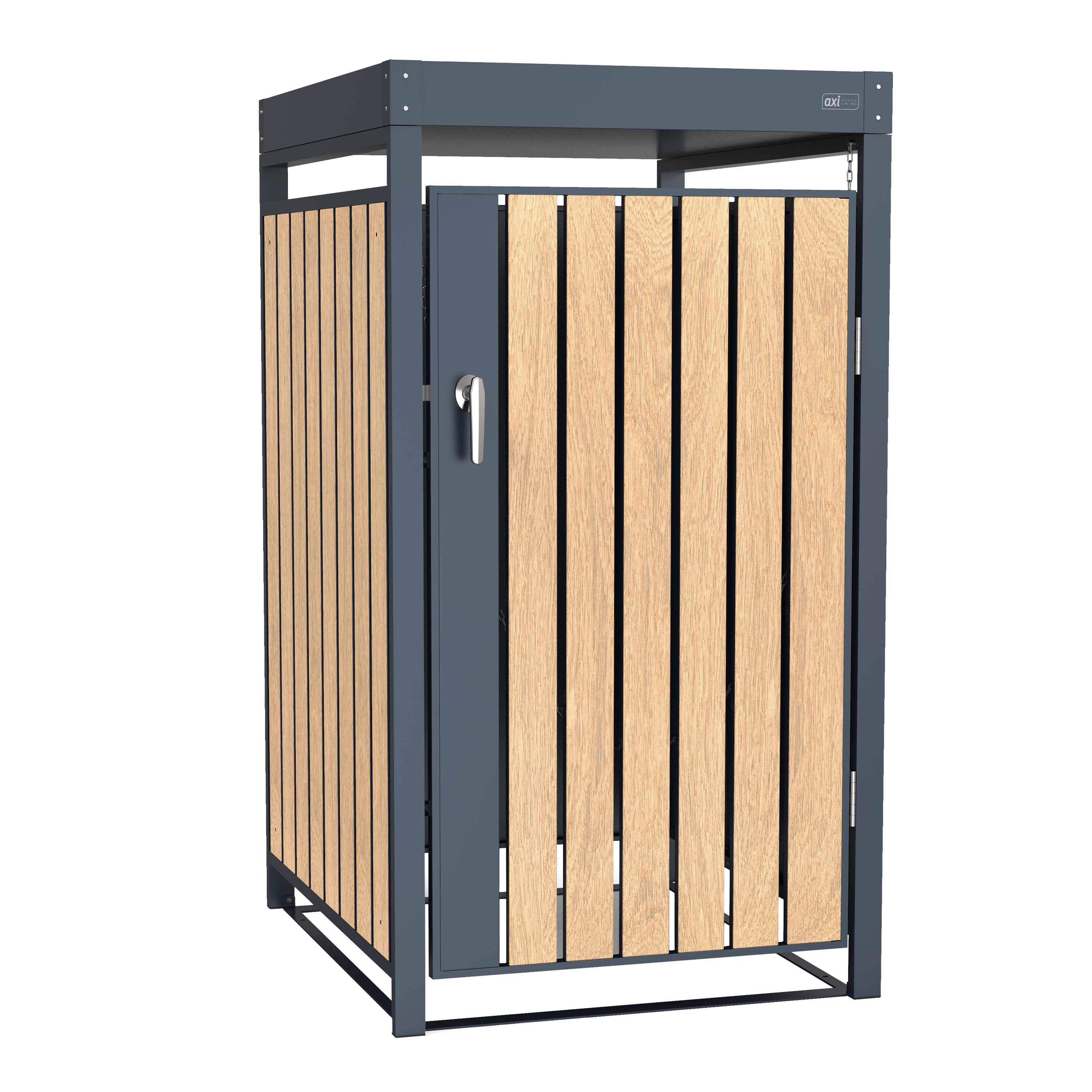 Cestino Bagno CEROELDA Con Coperchio Soft Close - 5L In Acciaio Inox, Pedale, Slim Rettangolare Per Spazi Stretti, Nero - 2
