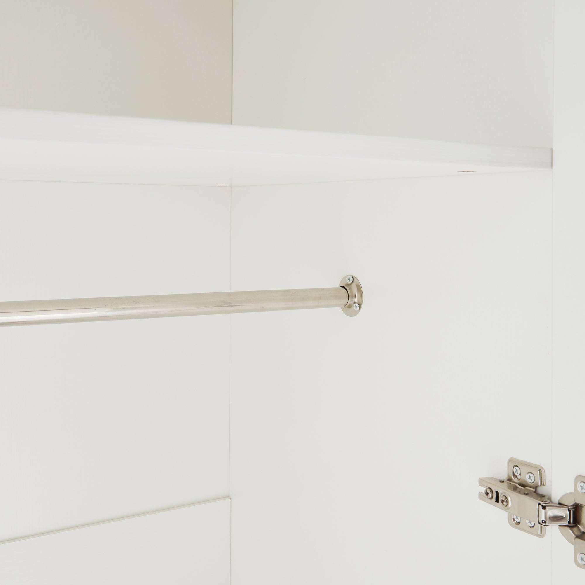 Armoire de chambre Finning 1 étagère MDF 176 x 80 x 52 cm blanc [en.casa] - 7