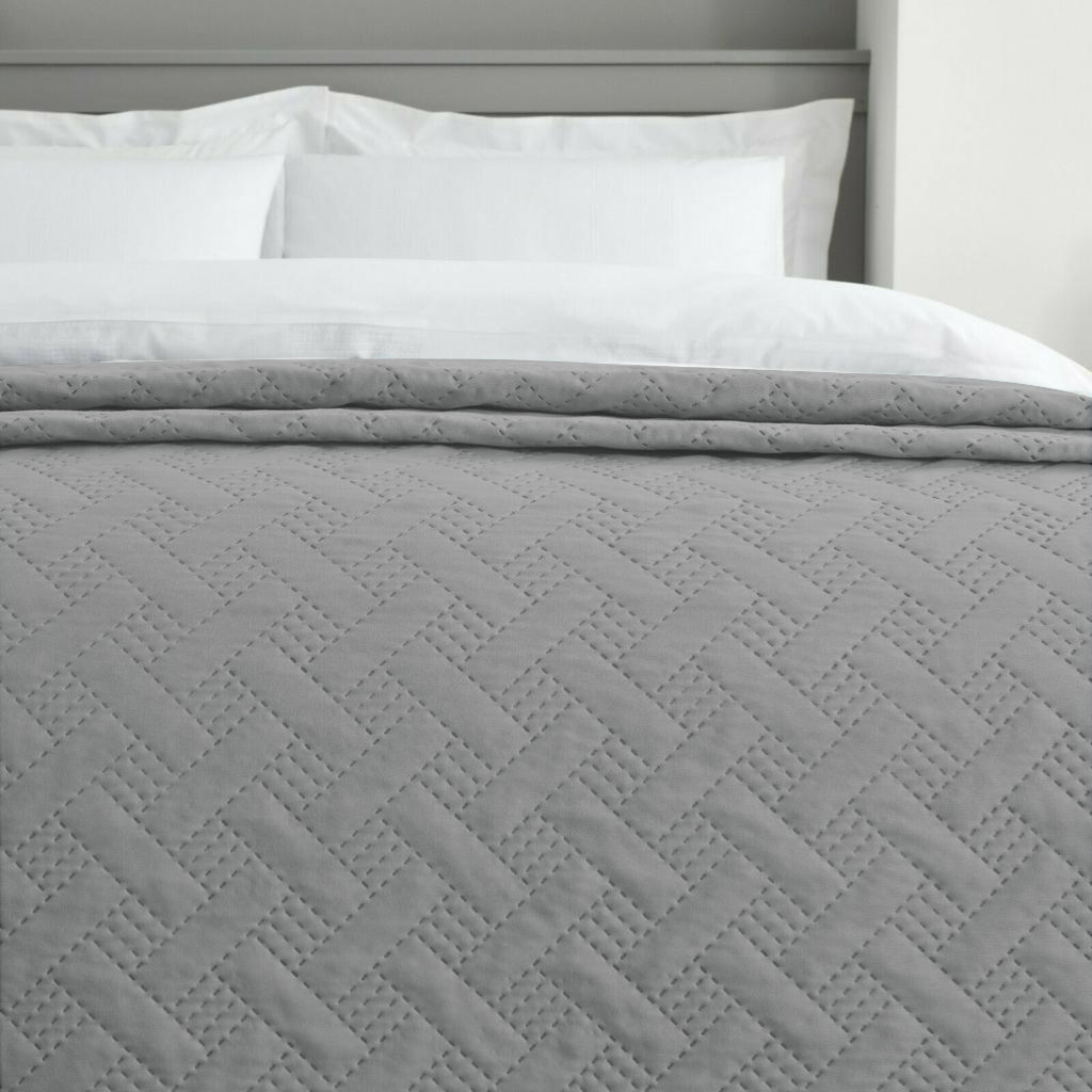 Home mercury- colcha bouti rombos para verano y entretiempo 100% poliéster. cubre cama fina, ligera y suave. (verde grisáceo, cama 150/180-250x260cm)