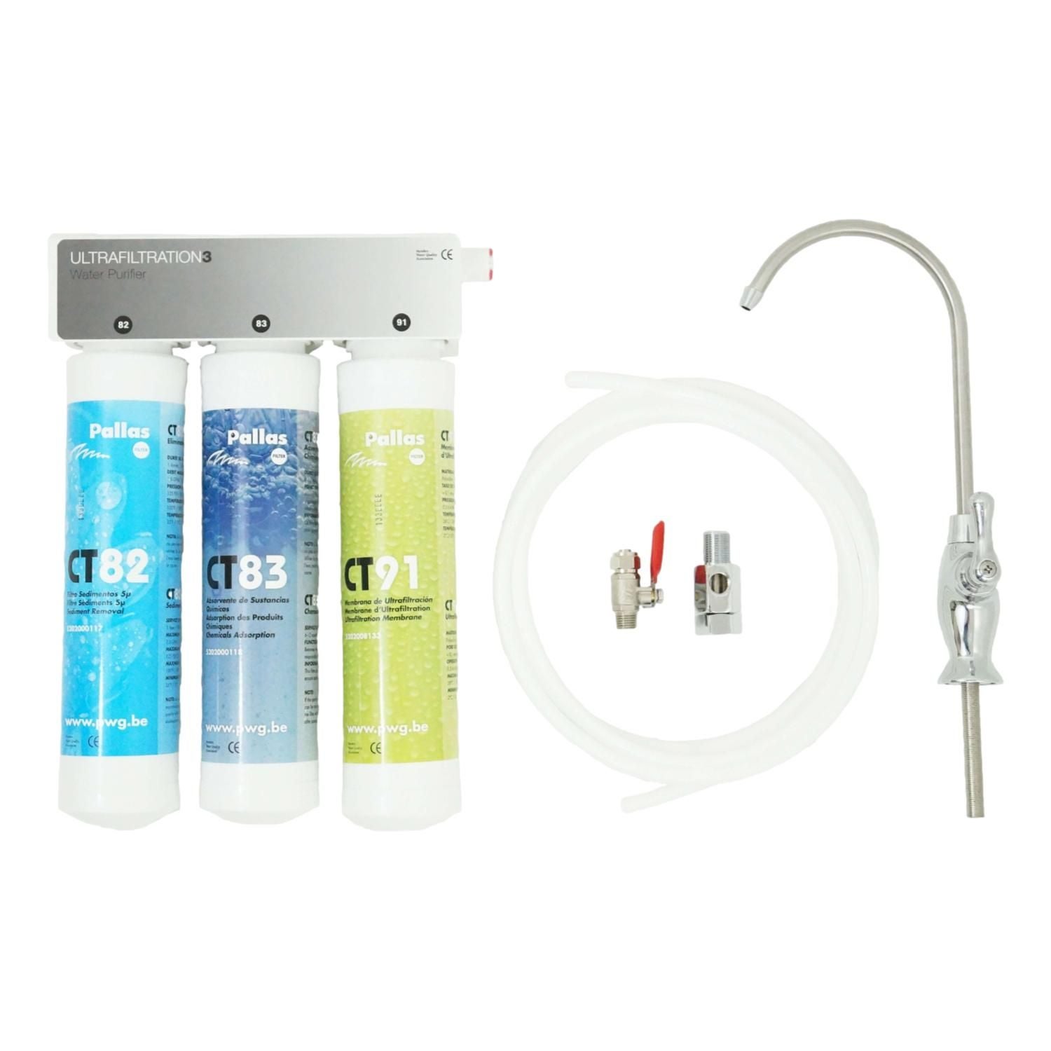 Filtre Sous évier Trio Uf Ft82 Sédiments Ft83 Charbon Actif Ft91 Ultra Filtration - 7