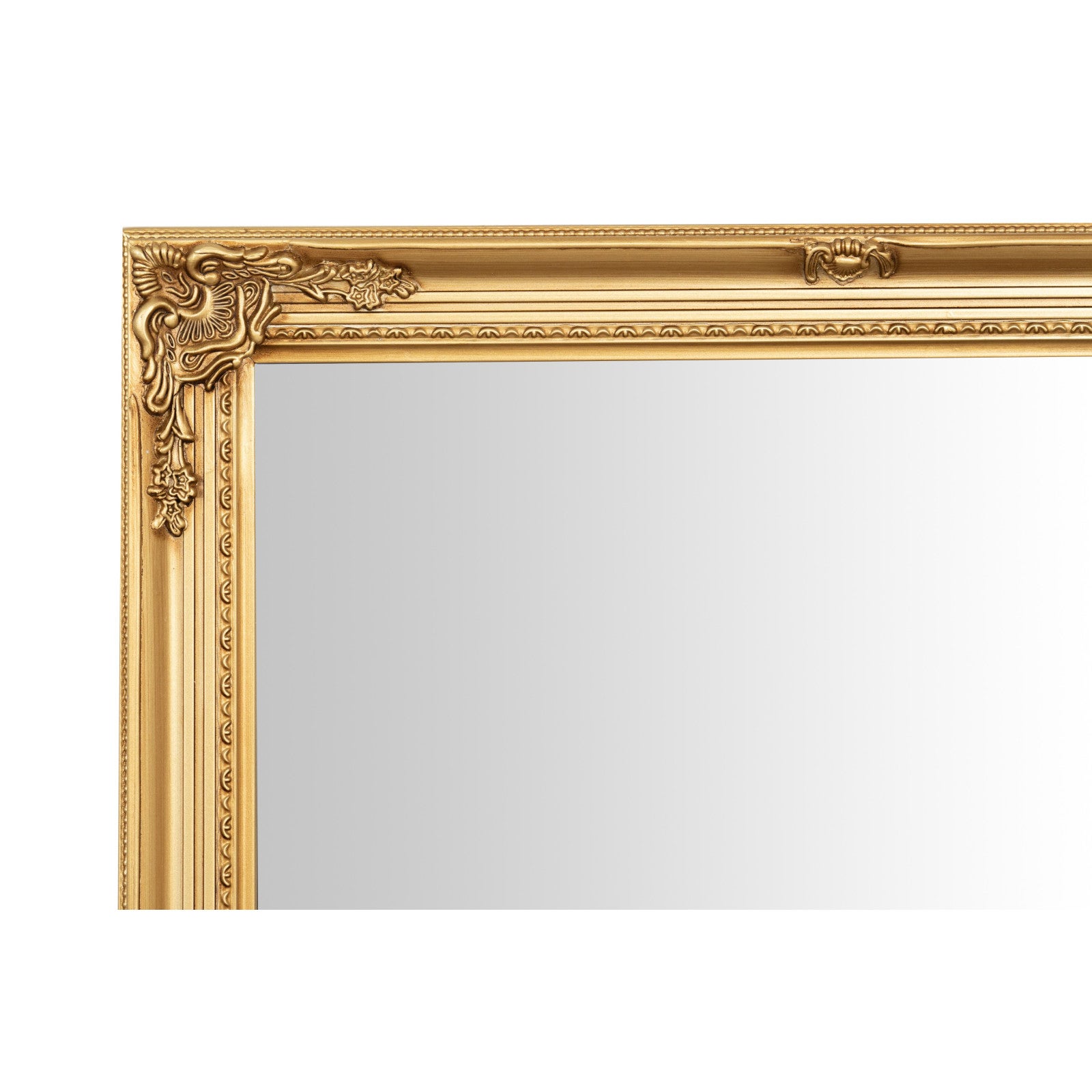 BISCOTTINI Specchio da parete LUX - Finitura foglia d'oro anticato - 72x133cm - Specchio Decorativo per Soggiorno, Camera, Bagno, Sala da Pranzo - 9