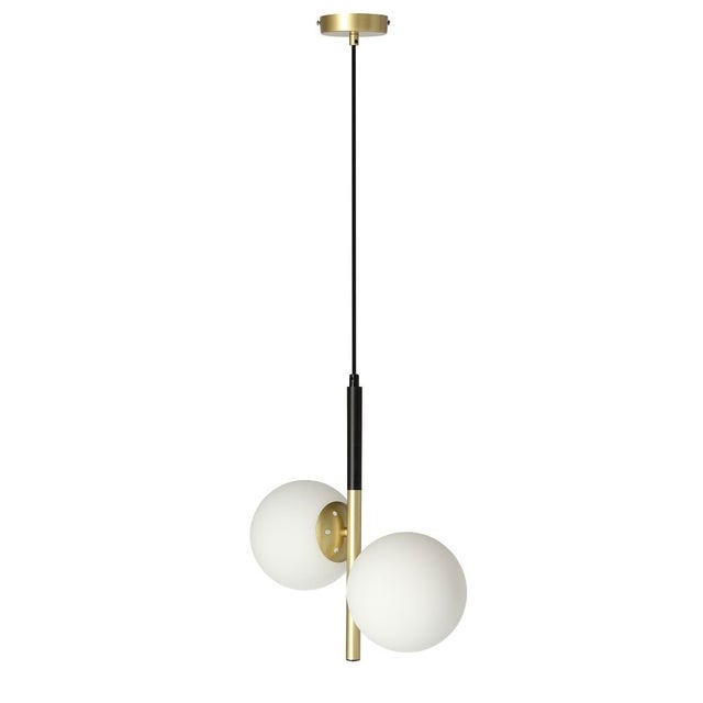 Lampa wisząca Candellux czarna - złota E14 DUO 32-01269