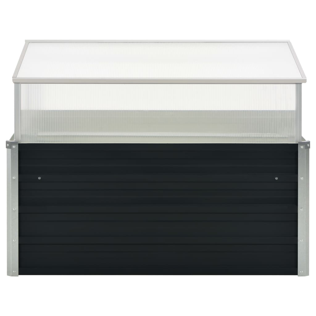 Maison Exclusive - Serra Antracite 100x100x77 cm in Acciaio Zincato - 3