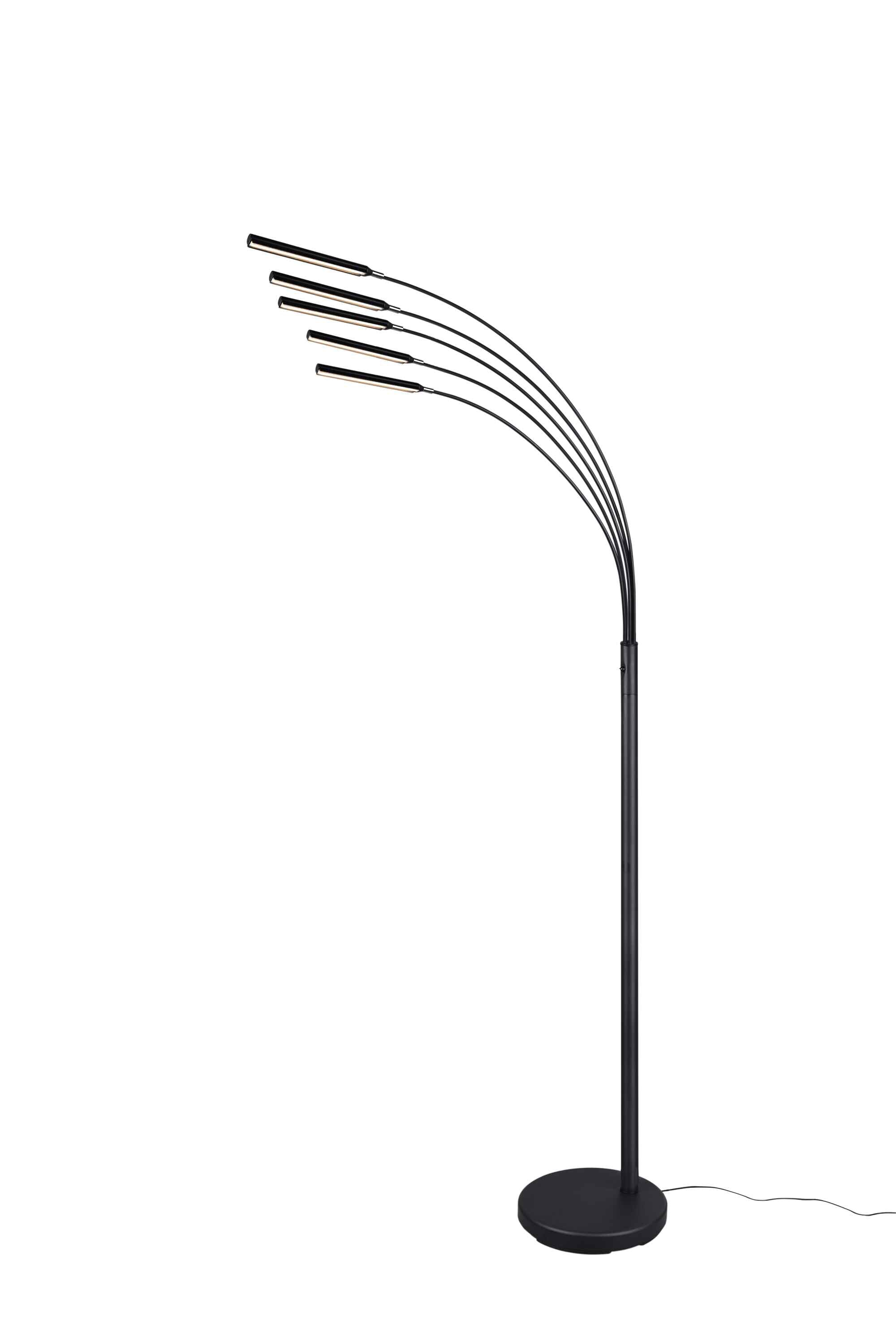 Lampa podłogowa stojąca Reed czarna LED 4W 3000K 350lm wym: 195,5 x 30,5 x 30,5 cm metal RL