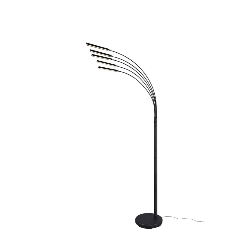 Lampa podłogowa stojąca Reed czarna LED 4W 3000K 350lm wym: 195,5 x 30,5 x 30,5 cm metal RL