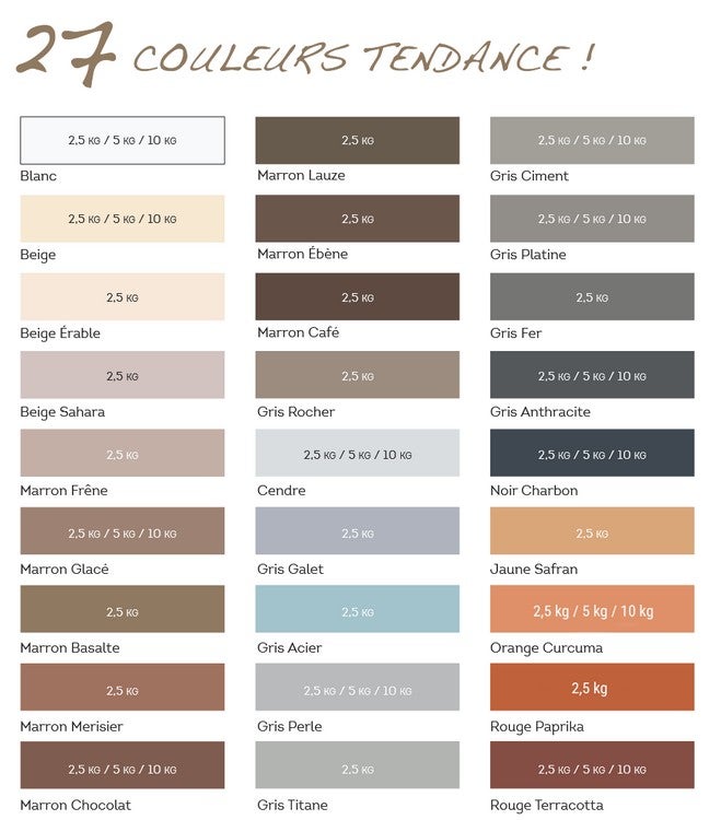 Joint de carrelage 2,5 Kg 5056 Prolijoint Design PAREXLANKO - Marron Merisier - 5