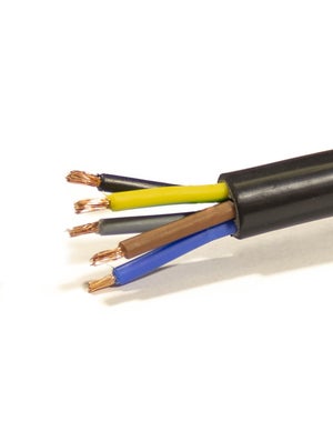 Cable Manguera 3x1.5 Cable De Manguera H05VV-F 3x1,5 Mm² Negro