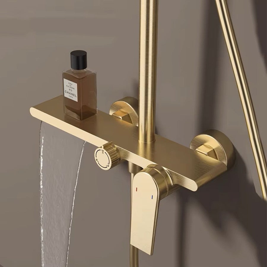 Colonne de douche dorée 3 fonctions, Valencia - 2
