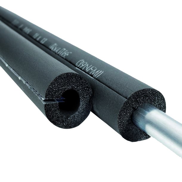Gaine isolante fendue adhésif double encollage - ep 13mm - Long 2ml Ø18