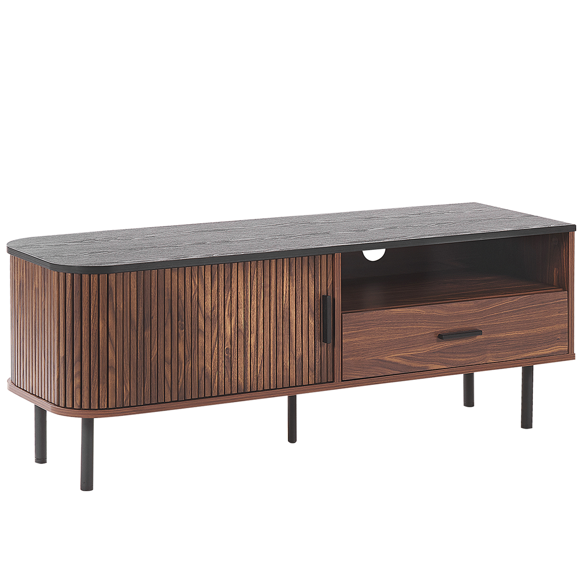 Beliani Mueble Tv Jose Marrón/Oscuro , Leroy Merlin