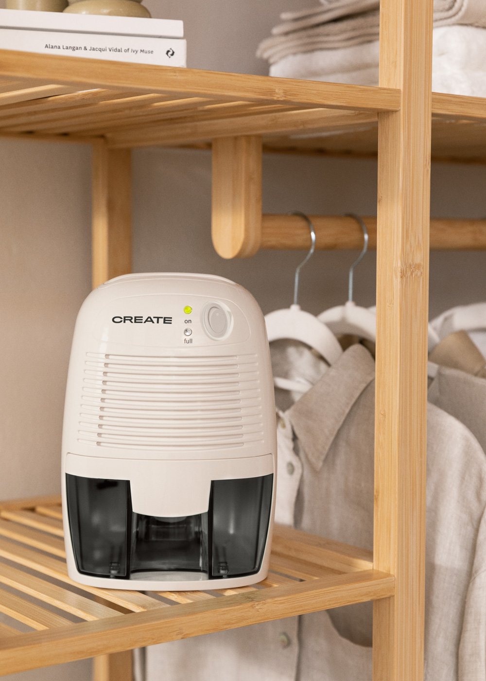 CREATE - DRYPLUS 500 - Mini osuszacz powietrza 500ml - Blanc cassé