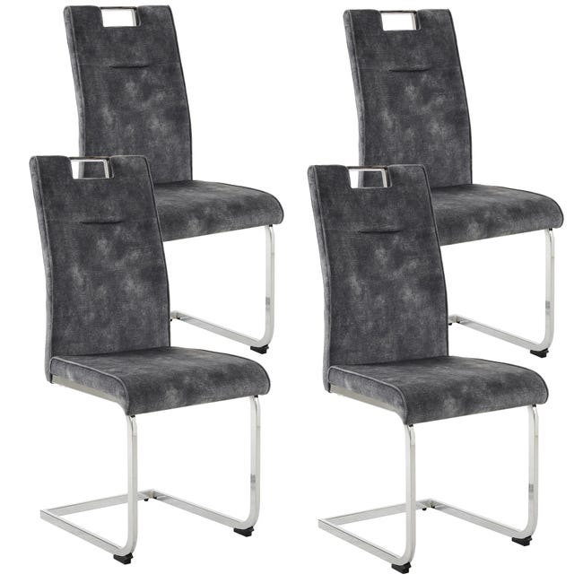 Mendler - Set 6x Sedie Girevoli Regolabili Hwc-h46 Design Elegante Mendler - Set 6x Sedie Girevoli Regolabili Hwc-h46 Design Elegante