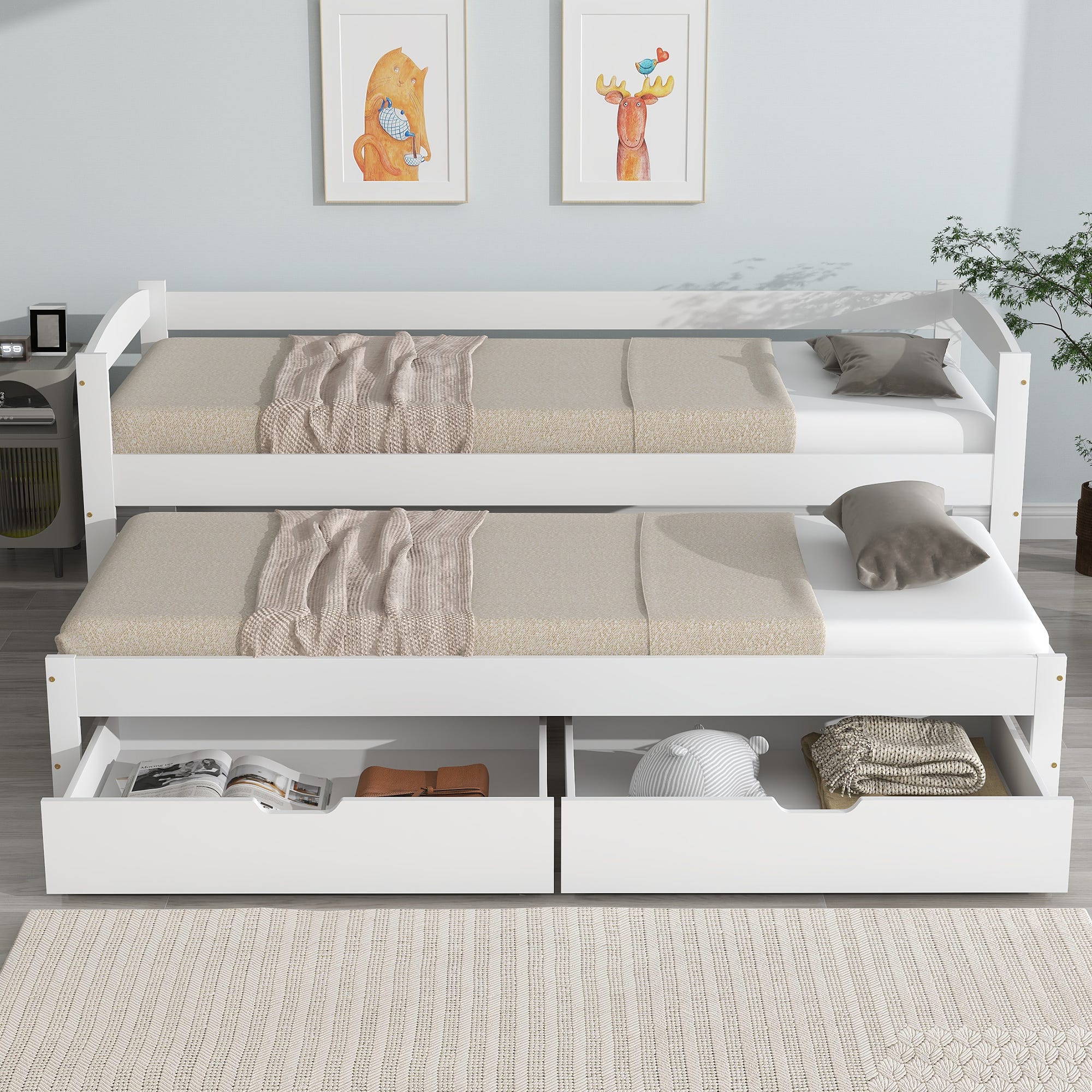 Cama de día 90 x 200/90 x 190 cm: cama individual y doble, cama ...