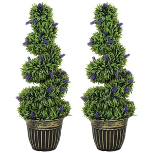 Albero di bosso artificiale TOM, in vaso decorativo, verde, 130cm