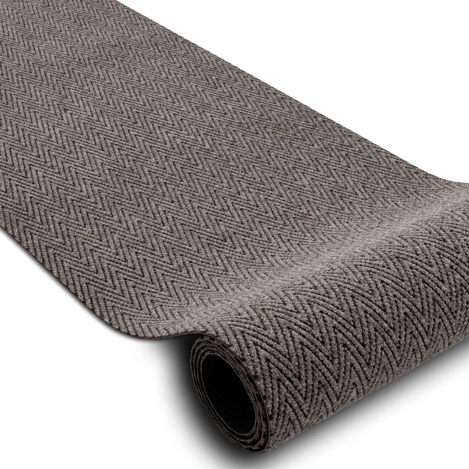 Paillasson antidérapant pour les mètres courants 100 cm MAGNUS 1951 Zigzag extérieur, intérieur beige 100x100 cm - 2