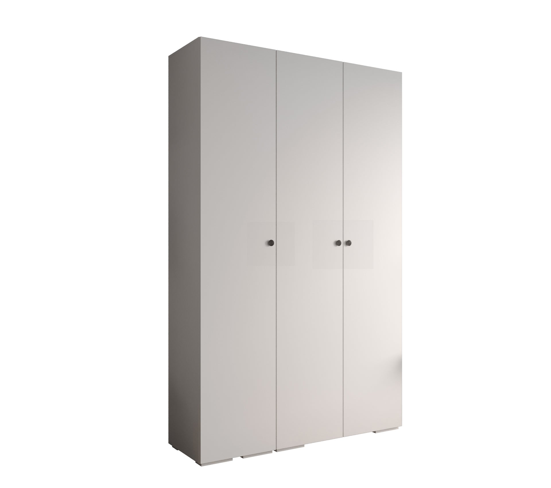 Szafa uchylna ubraniowa Inova 2 1,5SZ biały + u. czarny Abiks Meble