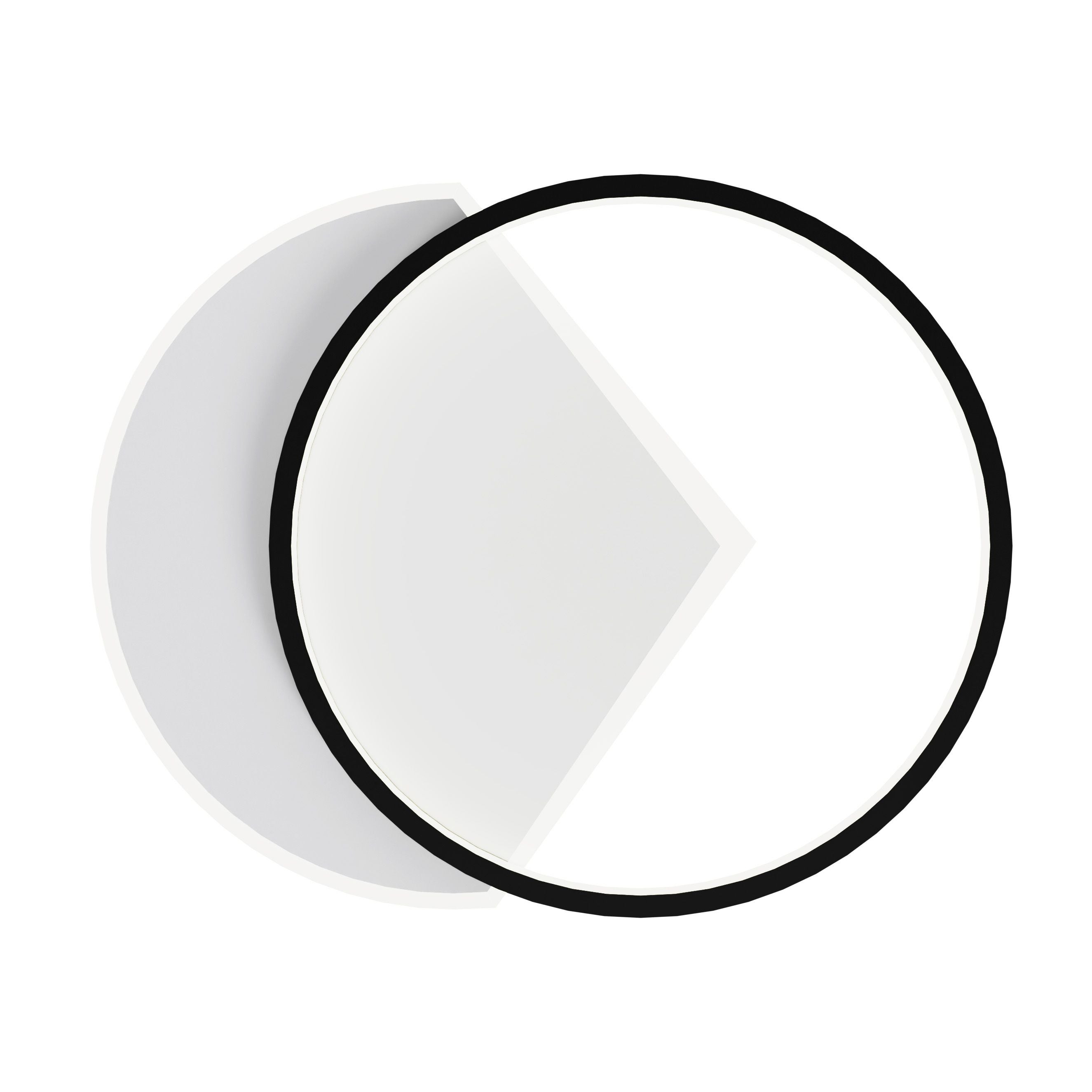 Kinkiet Toolight Lhj077-C Biały, Czarny Led