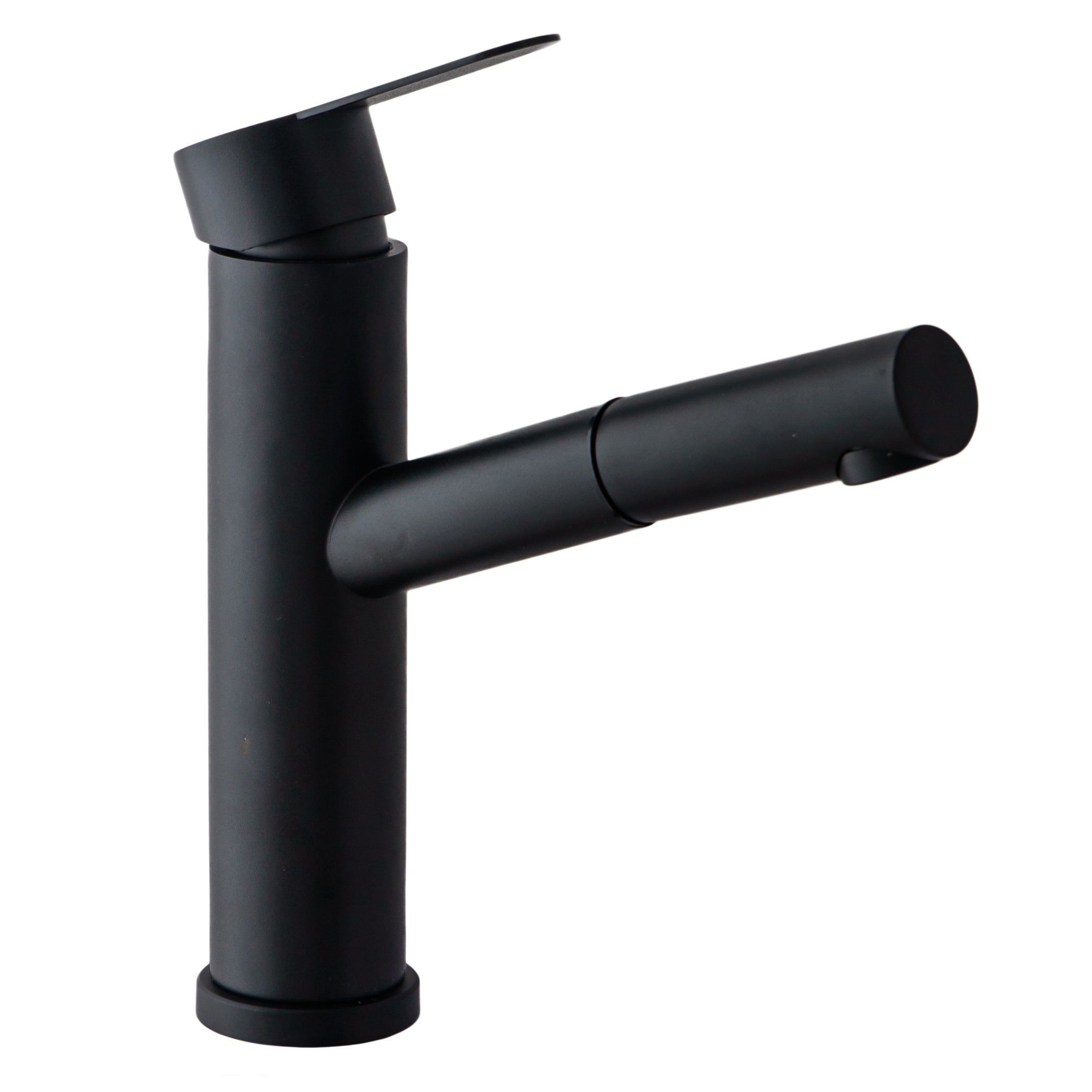 Baterie lavoar, TRENDY'S, para dus extractabila, negru mat