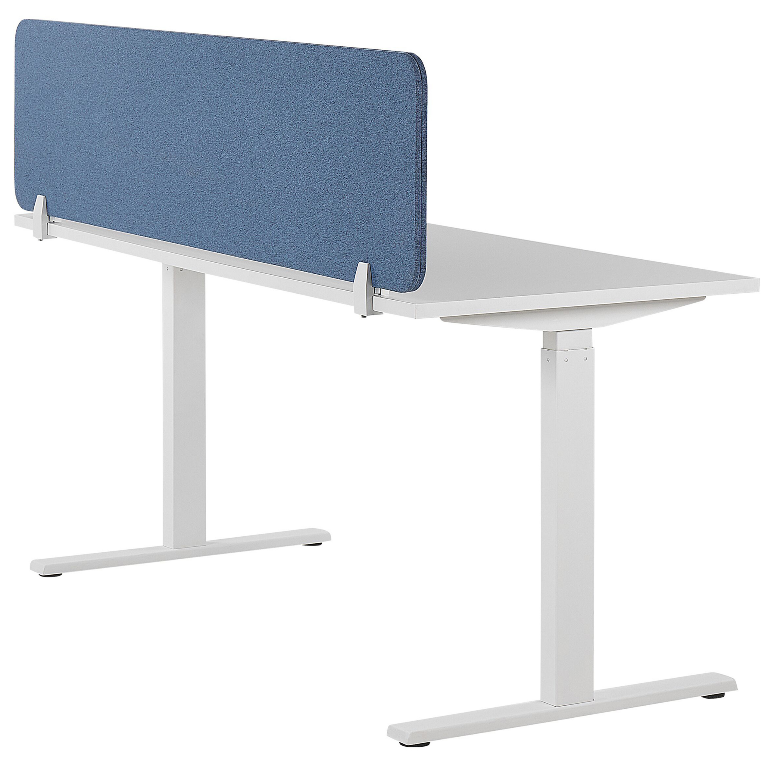 Pannello divisorio per scrivania blu 160 x 40 cm WALLY - 9