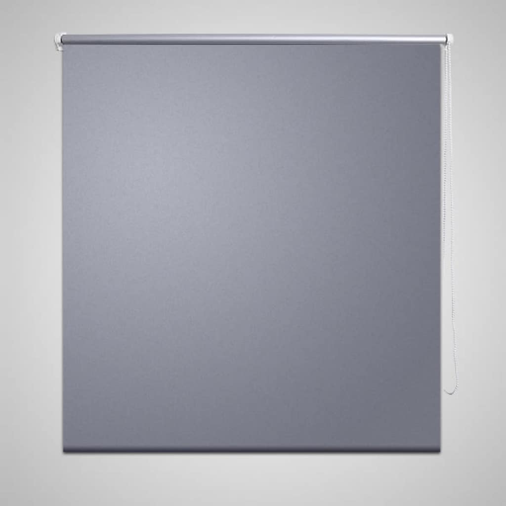 Roleta zaciemniająca 104,4x230 cm Szerokość tkaniny 100 cm szary vidaXL