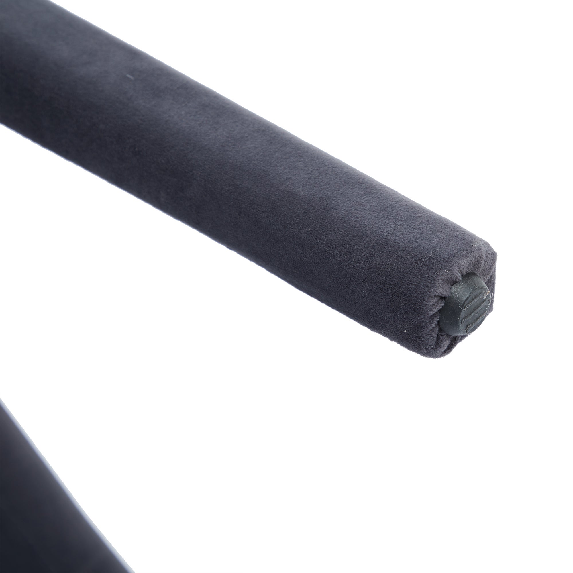 Poltrona imbottita in velluto - Grigio - 9