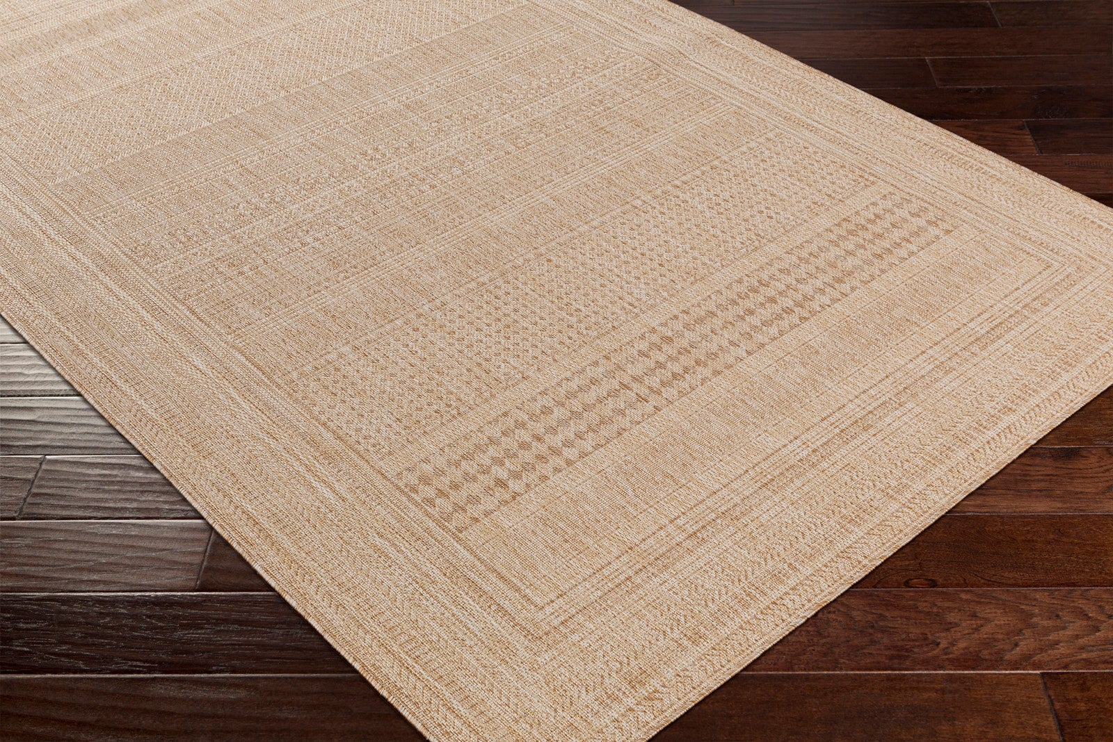 LIVABLISS Tapis d'Extérieur/Intérieur Aspect Jute Beige/Ivoire 160x213 - 5
