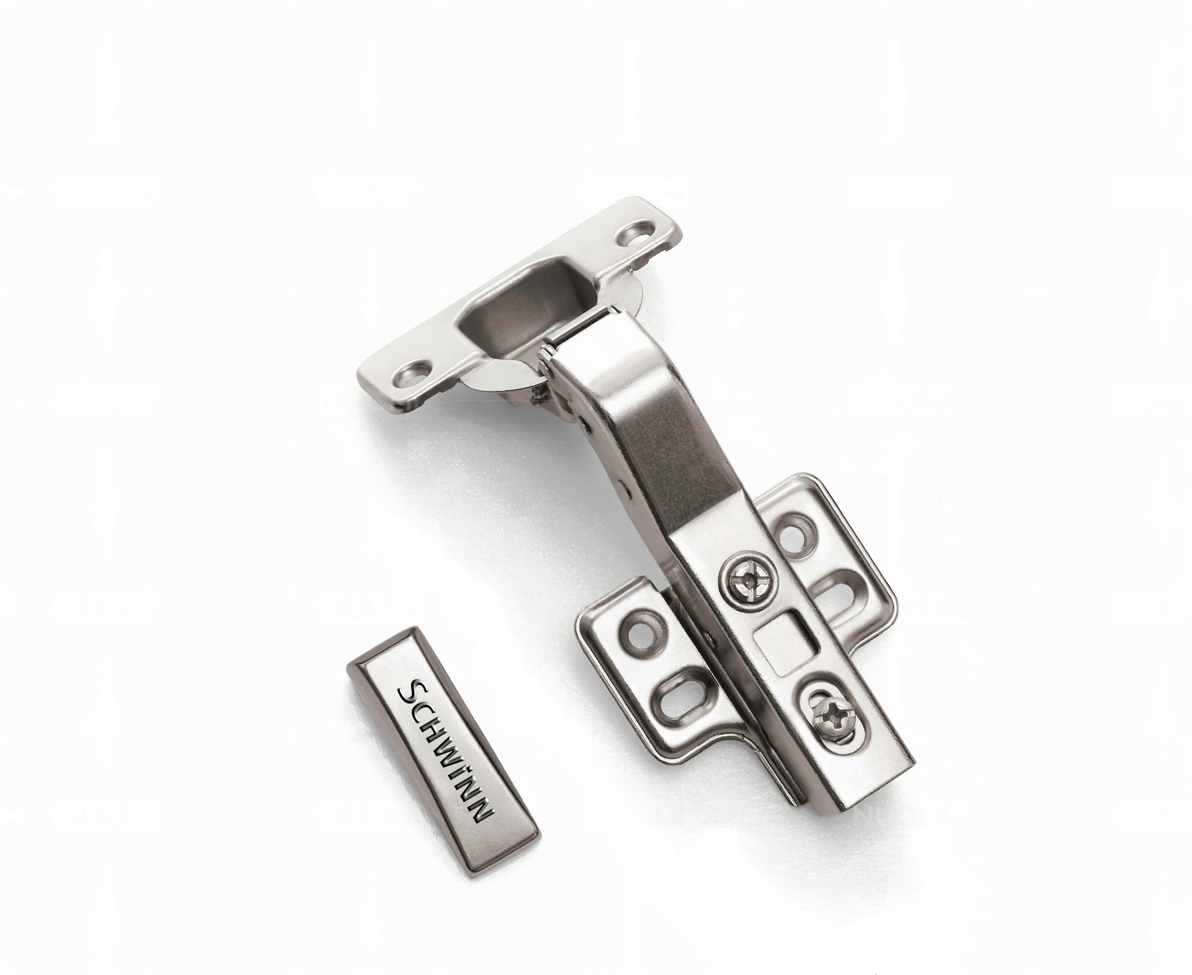 Zawias meblowy Schwinn 45 stopni cichy domyk clip on 50 szt.