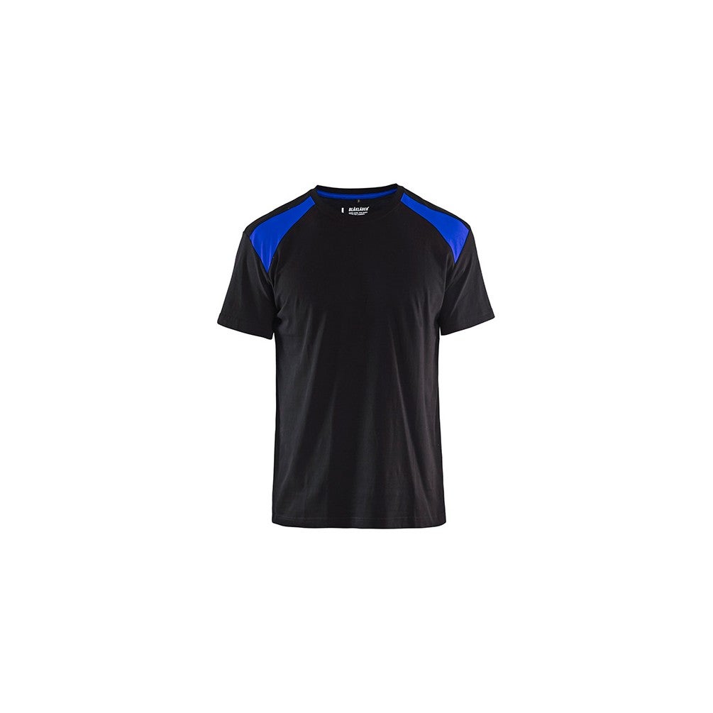 T-shirt bicolore Noir/Bleu roi - Blaklader - Taille M - 5