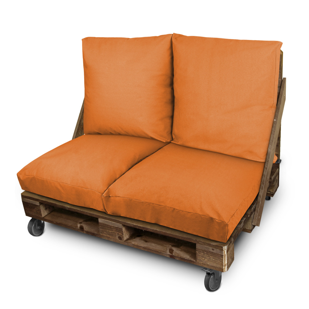 Happers cojín de suelo multiusos exterior naylim mate naranja 60x60 (1 unidad)
