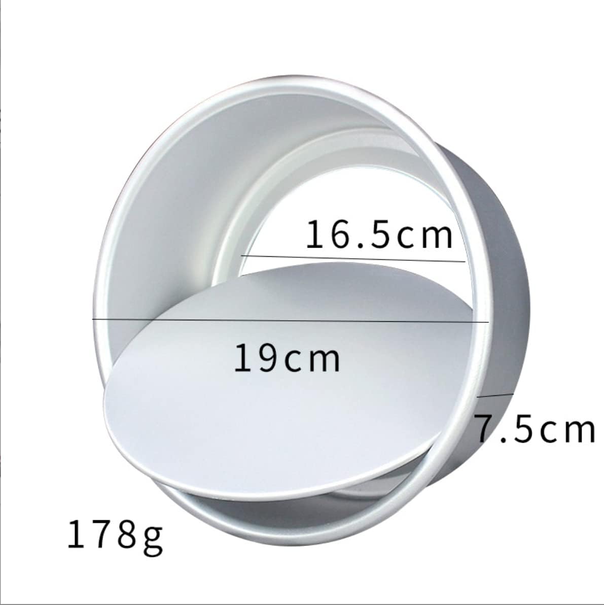 Stampini per biscotti a forma di ferro di cavallo argento circa 7.5 cm