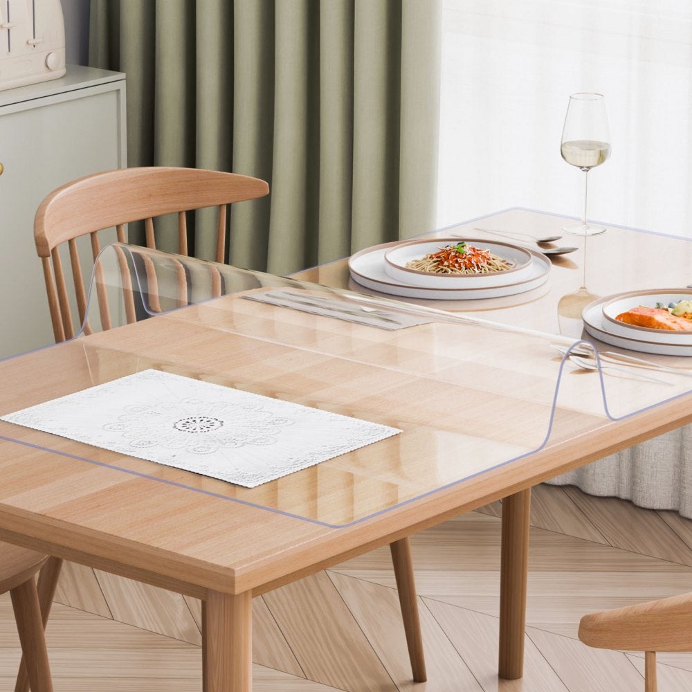 Protecteur de table en PVC transparent, résistant aux rayures et aux taches, TEKMAQUINAS - 5