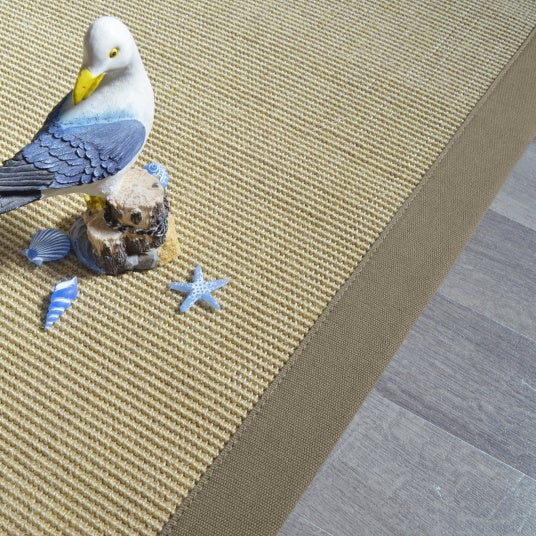 Tapis sisal Yucatan sable - Ganse taupe - 250 x 350 cm - 3